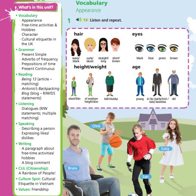 Tiếng Anh 7 Right On! trọn bộ (Sách bài học, Sách bài tập, Vở ghi chép)