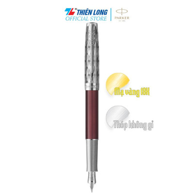 Bút bi cao cấp Parker SON Metal Red CT 18k GB-2119650 - Mạ vàng 18K