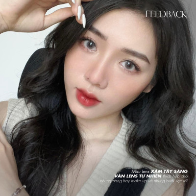 Lens xám tây Angel Eyes Fuji Gray có cận - GDia 12.8mm - Độ cận 0-8