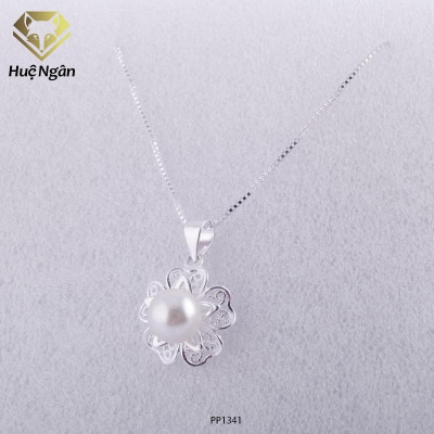 Dây chuyền bạc Ý 925 Huệ Ngân - Hoa đẹp PP1341
