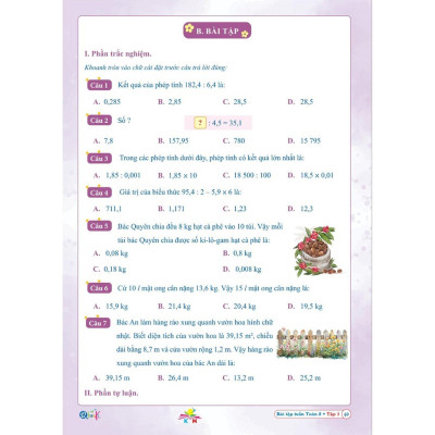 Bài Tập Tuần TOÁN 5 - Tập 1 - Kết Nối Tri Thức - Bản Quyền