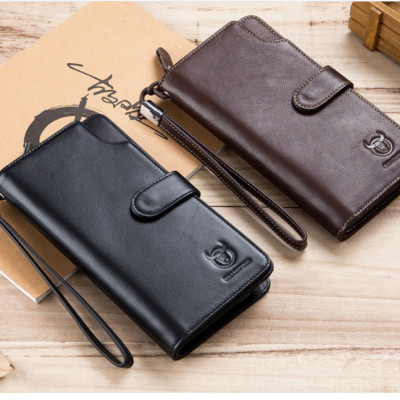 Ví nam ví cầm tay nam nữ 100% da bò thật cao cấp phong cách mới hiện đại