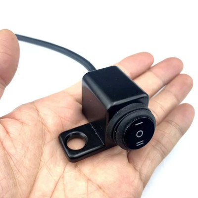 Công Tắc Đèn 3 Chế Độ Gắn Chân Gương Chống Nước Lắp Xe Máy Xe Điện - Hàng Hợp Kim Cao Cấp, Loại Tốt, ĐÈN TRANG TRÍ , ĐỒNG HỒ TREO TƯỜNG