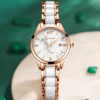 Đồng hồ nữ chính hãng LEONIDAS LD80127-2 Kính sapphire ,chống xước ,Chống nước 50m ,Bh 24 tháng,Máy điện tử (Pin)