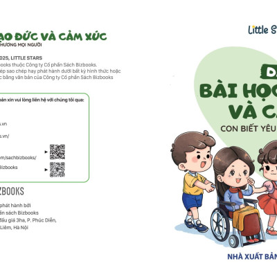Sách - Kỹ Năng Sống Dành Cho Trẻ Mầm Non - Dạy Bé Bài Học Đạo Đức Và Cảm Xúc - Con Biết Yêu Thương Mọi Người