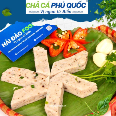 [Hỏa Tốc HCM] Chả Cá Thu Phú Quốc Nguyên Chất HẢI ĐẢO FOOD Hấp 450 g / TÚI