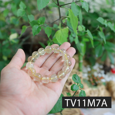 Vòng thạch anh tóc vàng by Anqlo Lusso 11mm-7A