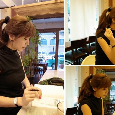 Bông tai hình nơ đen BT85 Huyền bí