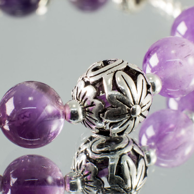 Vòng Thạch anh tím thiên nhiên cân bằng năng lượng và bình yên BlackMount #VT009