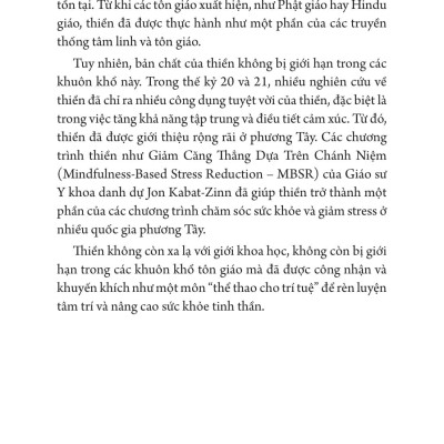 Sách - Y Học Và Sức Khỏe - Sống Khỏe Từ A Đến Z - Thảnh Thơi Cùng Thiền