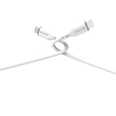 Dây Cáp cho iPhone/Macbook MAZER Infinite.LINK 3 PD60W USB-C to USB-C 2M cable - Hàng Chính Hãng