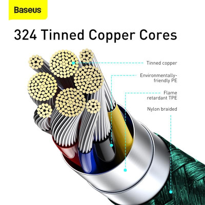 Cáp sạc nhanh C to C màn hình LED PD 100W Baseus Display Series CATSK-C01- Hàng chính hãng.