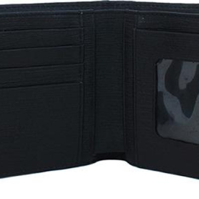 Ví nam da cá sấu BALZIO MWCROC B W02-BL