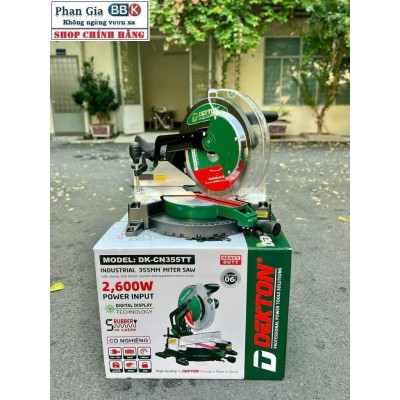 Máy cắt nhôm DEKTON 355mm 2600W, Chạy trực tiếp- Tặng lưỡi cắt nhôm 355mm