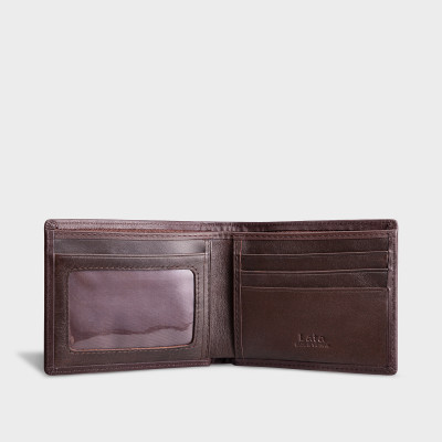 Ví nam da bò Lata ( Thời trang nam - Ví da thật LVN69 )