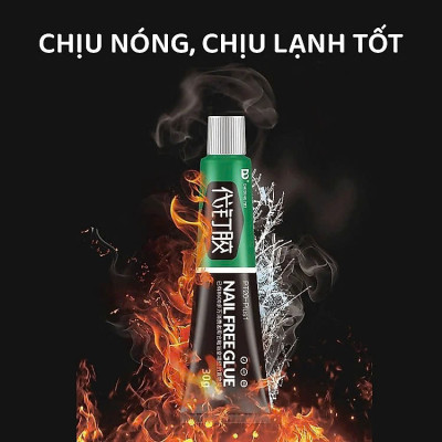 Keo Dán Đa Năng, Keo Siêu Dính, Dán chắc như đóng đinh NOMORE NAIL Tuýp 60g Keo Siêu Dính Công Nghệ Nhật Bản No More Nail Tuýp 60g Keo Siêu Dán Tường Dán Giày Gỗ Thuỷ Tinh Đa Năng Chống Thấm Nước