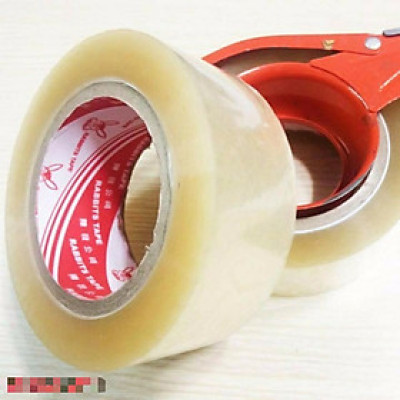 [Xả Kho ] cuộn băng keo trong 200 yard, băng keo dán thùng, băng keo trong, siêu dính, khỗ 4.8 cm