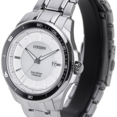 Đồng Hồ Nam Citizen Dây Titanium BM6921-58A - Mặt Trắng (Sapphire)