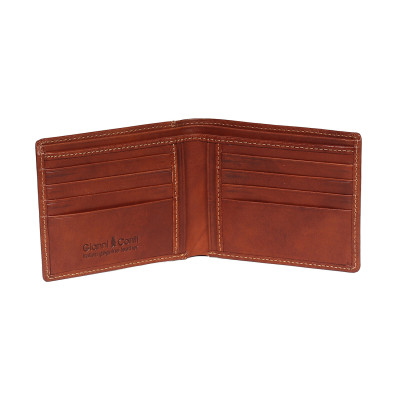 Ví Da Nam Gianni Conti Italy 917220COG - Nâu