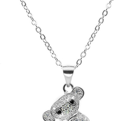 Dây Và Mặt Dây Chuyền Bạc Hiểu Minh DMD080S con khỉ