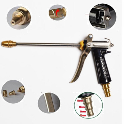 Bộ dây vòi xịt nước rửa xe, tưới cây . tăng áp 3 lần, loại 7m, 10m 206318 đầu đồng,cút,nối đen + tặng móc khoá