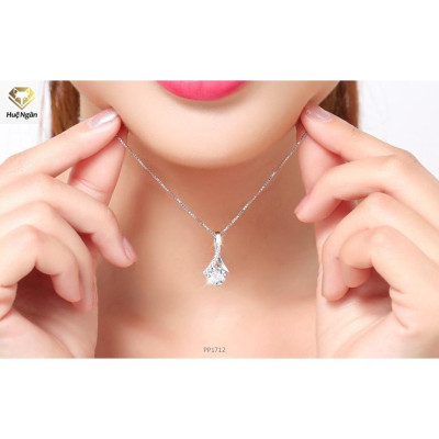 Dây chuyền bạc Ý 925 Huệ Ngân - Giọt sương PP1712