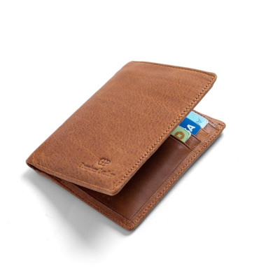 VÍ DA BÒ THƯƠNG HIỆU "GP Premium Leather "/ Cam kết 100% Da bò cao cấp / Vi da mềm êm.