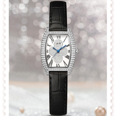 Đồng Hồ Nữ I&W Carnival 581L Chính Hãng BH 24T Chịu Nước 30m Kính Chống Xước Dây Da Cao Cấp ( Máy Quartz)