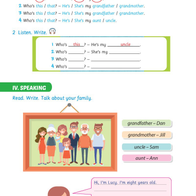 Bài tập bổ trợ Tiếng Anh 3 Extra and Friends