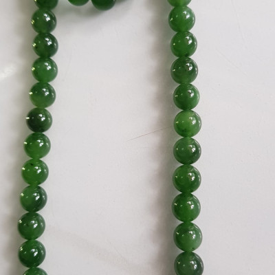 Vòng chuỗi đeo cổ Nữ mới đẹp Đá ngọc jade hay ngọc phật xanh tự nhiên  Size 8mm màu xanh ngọc bích bóng sang đẹp hợp mệnh thủy mộc hỏa Quà tặng ý nghĩa cho Mẹ, mình và người thân ý nghĩa ạ