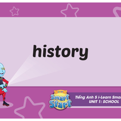 Tiếng Anh 5 i-Learn Smart Start - Flashcards