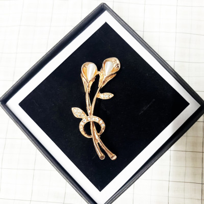 Cài áo hoa ngọc trai - cái áo nhỏ xinh - cài áo nữ nhỏ sang trọng