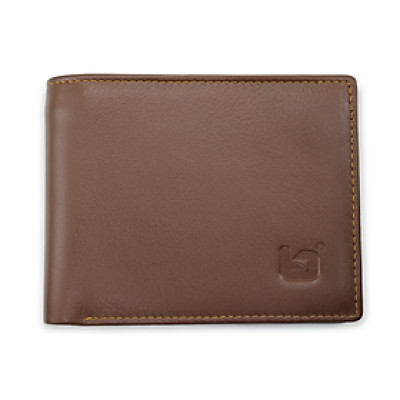 Ví Da Nam, Bóp Da Nam Kim Bảo H35 Da Bò Màu Đen, Nâu, Bò