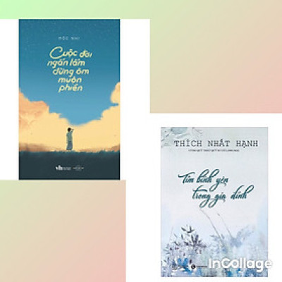 COMBO 2 cuốn sách nghệ thuật sống đẹp - Tìm Bình Yên Trong Gia Đình (Tái Bản) + Cuộc đời ngắn lắm đừng ôm muộn phiền