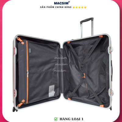 Vali cao cấp Macsim Aksen hàng loại 1 MSAK8236 cỡ 28 inch màu đỏ