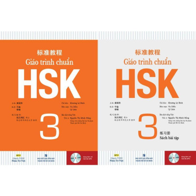 Sách - Giáo Trình Chuẩn HSK 3 - Giáo Trình + Bài Tập - Nhân Trí Việt