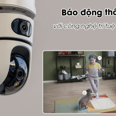 Camera wifi 2 ống kính quay quét Ranger Dual 6MP IMOU S2XP 6M0WED - Hàng Chính Hãng