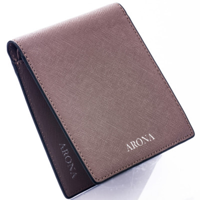 Ví  aronastore  da bò saffiano cho Nam