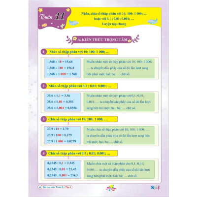 Bài Tập Tuần TOÁN 5 - Tập 1 - Kết Nối Tri Thức - Bản Quyền