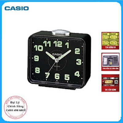 Đồng Hồ Để Bàn Casio TQ-218-1DF Báo Thức - Cỡ To - Kích Thước Vỏ ( 9 ×10.7 × 6 cm )