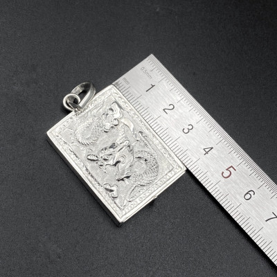 Hộp Đựng B.ù.a Cỡ Lớn 3x4cm Bạc Chính Hãng Bạc Hiểu Minh MDN469