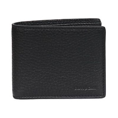 Ví Da Nam Gianni Conti Italy VP0099BLA - Đen