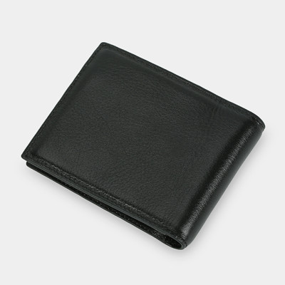 Ví da nam gập đôi phom ngang phối màu nhiều ngăn IDIGO MW1-5046