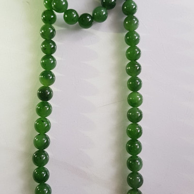 Vòng chuỗi đeo cổ Nữ mới đẹp Đá ngọc jade hay ngọc phật xanh tự nhiên  Size 8mm màu xanh ngọc bích bóng sang đẹp hợp mệnh thủy mộc hỏa Quà tặng ý nghĩa cho Mẹ, mình và người thân ý nghĩa ạ