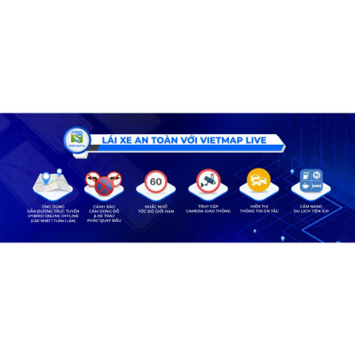 Phần Mềm Dẫn Đường Ô Tô Xe Hơi Trực Tuyến VIETMAP LIVE PRO (Bản Quyền 1 NĂM) - hàng chính hãng