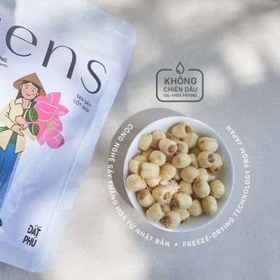 SENS - Sen sấy thăng hoa Đất Phú Farm, vị Nước cốt dừa 50gr