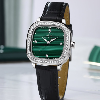 Đồng hồ nữ chính hãng I&W CARNIVAL IW632L-2 Kính sapphire ,chống xước ,Chống nước 30m ,Bảo hành 24 tháng,Máy điện tử(Pin),dây da cao cấp, thiết kế đơn giản dễ đeo