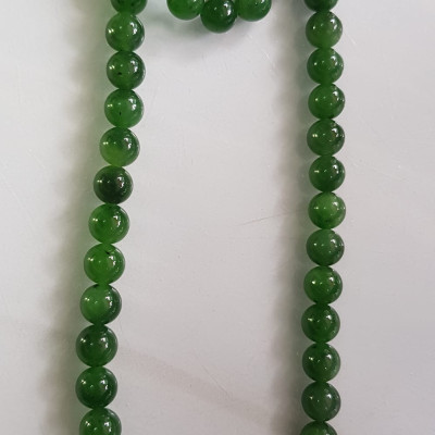 Vòng chuỗi đeo cổ Nữ mới đẹp Đá ngọc jade hay ngọc phật xanh tự nhiên  Size 8mm màu xanh ngọc bích bóng sang đẹp hợp mệnh thủy mộc hỏa Quà tặng ý nghĩa cho Mẹ, mình và người thân ý nghĩa ạ