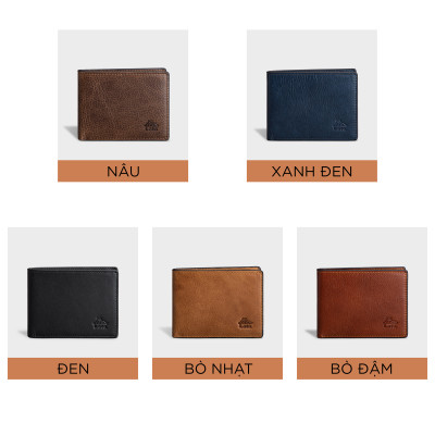 Ví nam da bò Lata ( Thời trang nam - Ví da thật LVN71 )