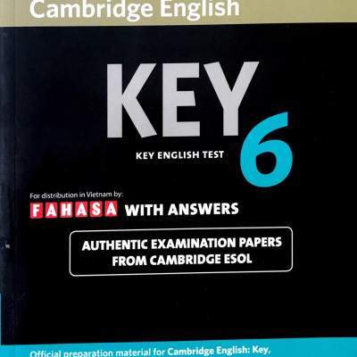 Cambridge English KEY - Key English Test 6 with Answers